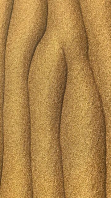 Thar Desert Wavy Sand Dune Close Up