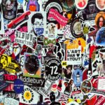 Vibrant Sticker Collage for Mobile Wallpaper