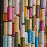 Vibrant Thread Spools Mobile Wallpaper