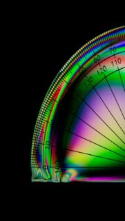 Vibrant Protractor Wallpaper