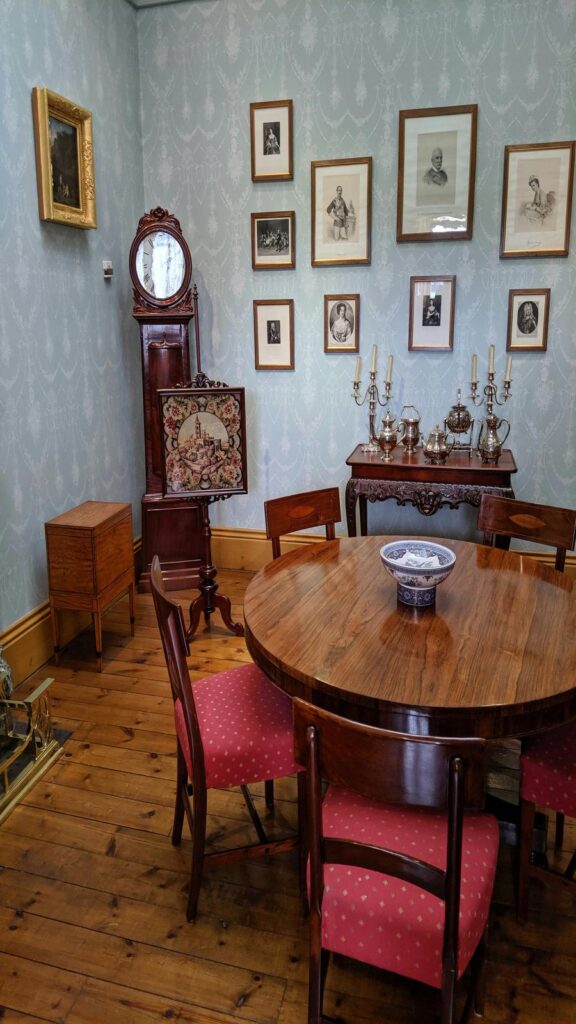 Elegant Dining Room with Antique Furniture