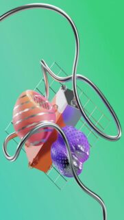 Scissors on Wire Rack