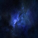Cosmic Blue Nebula Wallpaper