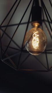 Vintage Edison Light Bulb Wallpaper