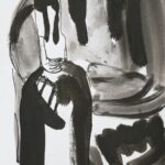 Mysterious Figure in Ink