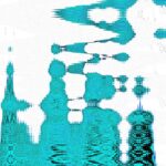 Abstract Blue And White Digital Art Wallpaper