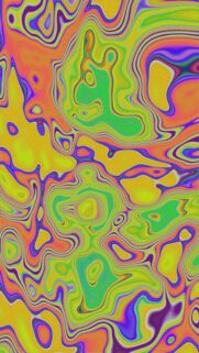 Vibrant Swirls Abstract Wallpaper
