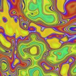 Vibrant Swirling Patterns for Mobile Wallpaper