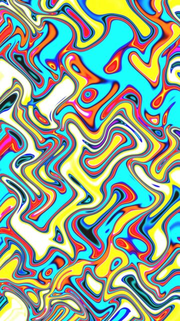 Vibrant Wavy Pattern