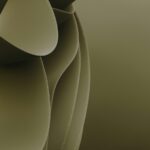 Elegant Abstract Mobile Wallpaper with Flowing Curved Shapes