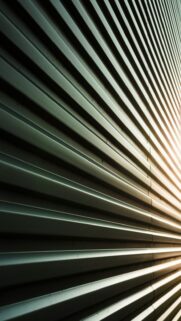 Metal Siding Pattern with Sunlight