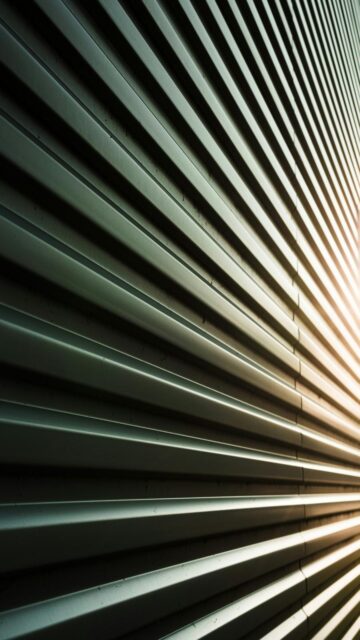 Metal Siding Pattern with Sunlight