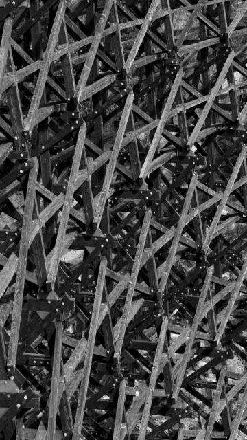 Abstract Wooden Metal Structure Patterns