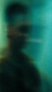 Blue And Green Abstract Portrait Wallpaper
