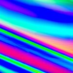 Vibrant Abstract Rainbow Stripes Wallpaper