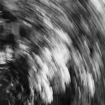 Abstract Swirling Black And White Patterns