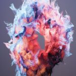 Abstract Smoke Ring Wallpaper