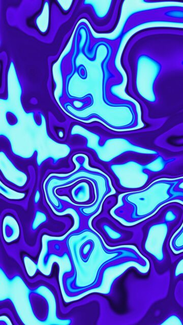 Abstract Swirling Pattern of Blue and Purple Colors