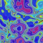 Vibrant Swirling Abstract Mobile Wallpaper