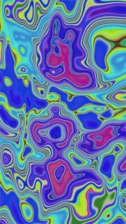 Vibrant Swirling Abstract Mobile Wallpaper