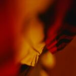 Abstract Warm Colors with Blurred Patterns