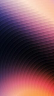 Purple Orange Wavy Lines Mobile Wallpaper