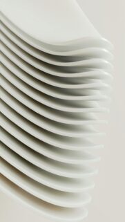 Abstract White Wavy Lines Creating A Textured Background