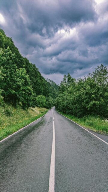 Cloudy Horizon Mobile Wallpaper