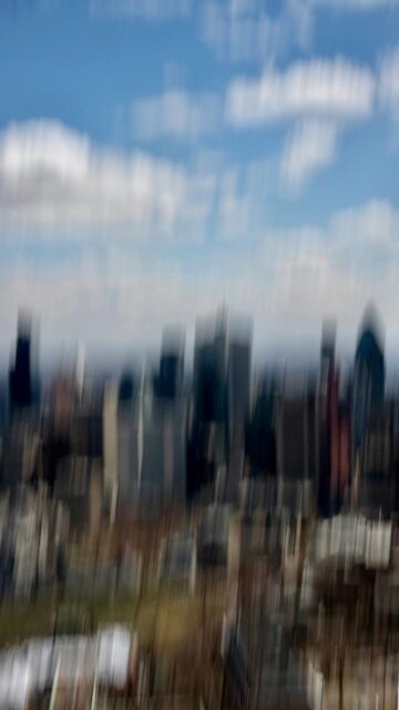 Montreal Cityscape on Cloudy Day
