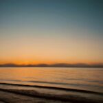 Soothing Ocean Sunset Wallpaper