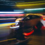 Nighttime Drive Motion Blur Wallpaper