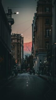 Urban Oasis at Dusk