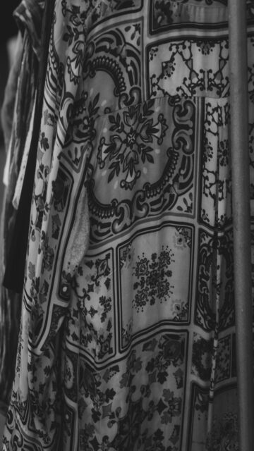 Vibrant Patterned Fabric Mobile Wallpaper