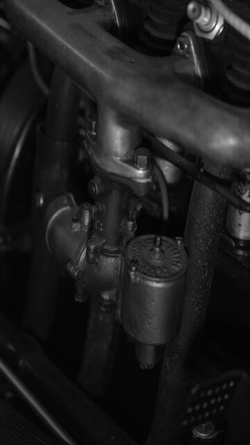 Vintage Motorcycle Carburetor and Engine Parts