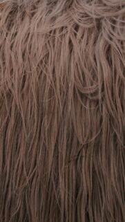 Shaggy Brown Faux Fur Texture