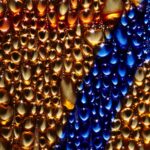 Water Droplets on Textured Surface - Perfect Mobile Wallpaper