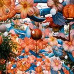 Vibrant Floral Archway Wallpaper