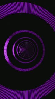 Purple Rings on Black Background – HQ Wallpaper