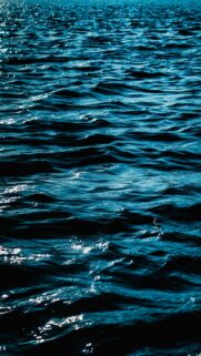 Serenene Ocean Scene with Sunlight