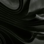 Dramatic Abstract Effect with Flowing Dark Fabric