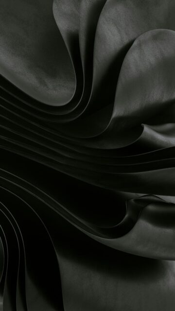 Dramatic Abstract Effect with Flowing Dark Fabric