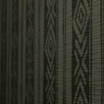 Dark Striped Wallpaper with Diamond Pattern