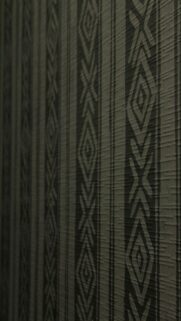 Dark Striped Wallpaper with Diamond Pattern