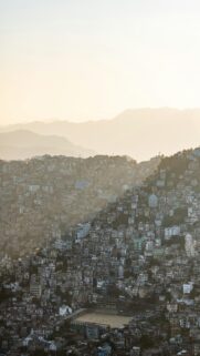 Urban Landscape at Sunset