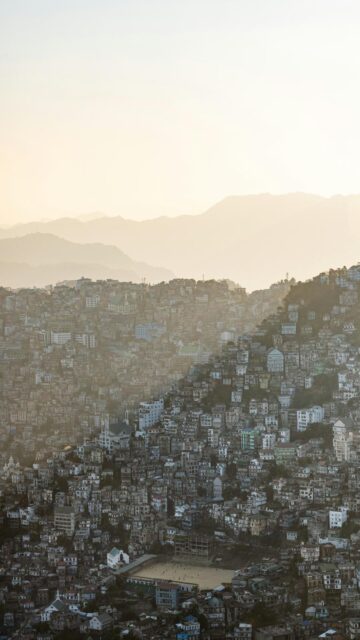 Urban Landscape at Sunset
