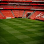 Empty Soccer Stadium Wallpaper