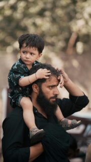 Father-Son Moment: Muharram Ashura Procession