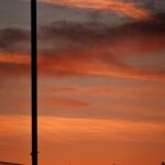 Fiery Sunset Clouds - Perfect Mobile Wallpaper