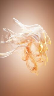 Flowing Translucent Fabric Wallpaper
