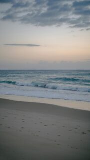 Soothing Morning Beach Scene
